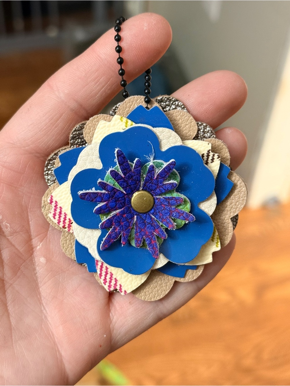 Handmade Floral Bag Charm